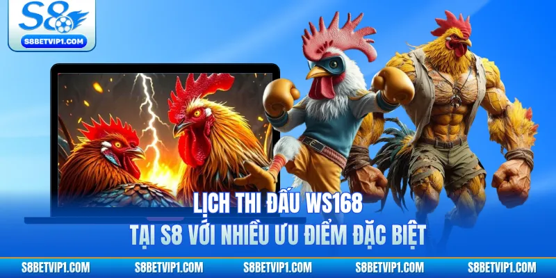 Lịch thi đấu WS168 tại S8 với nhiều ưu điểm đặc biệt