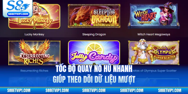 Tốc độ quay nổ hũ nhanh giúp theo dõi dữ liệu mượt